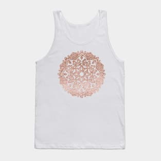 Sparkling rose gold mandala Tank Top